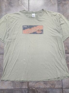 Vintage Y2K PRS Guitars Men's 2XL Paul Reed Smith Distressed Skater T Shirt